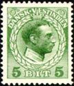 Danish West Indies 1915 King Christian X-Stamps-Danish West Indies-Mint-StampPhenom