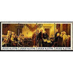 United States of America 1976 Declaration Of Independence Block of 4