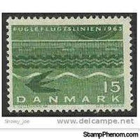 Denmark 1963 Opening of Denmark-Germany Railway-Stamps-Denmark-StampPhenom