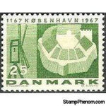 Denmark 1967 Copenhagen - 800th Anniversary-Stamps-Denmark-StampPhenom