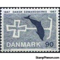 Denmark 1967 Danish Seamens Church in Foreign Ports - Centenary-Stamps-Denmark-StampPhenom