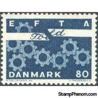 Denmark 1967 European Free Trade Association-Stamps-Denmark-StampPhenom