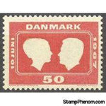 Denmark 1967 Royal Wedding-Stamps-Denmark-StampPhenom