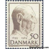 Denmark 1969 King Frederik - 70th Birthday-Stamps-Denmark-StampPhenom