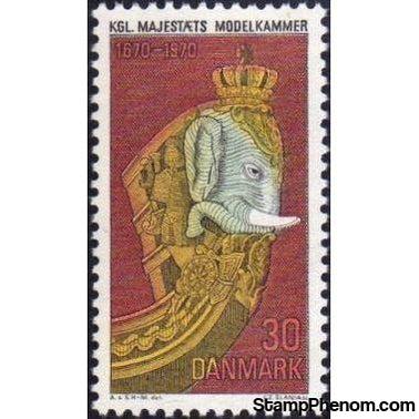 Denmark 1970 Danish Naval Museum - 300th Anniversary-Stamps-Denmark-StampPhenom