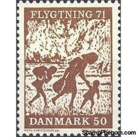 Denmark 1971 Aid for Refugees-Stamps-Denmark-StampPhenom