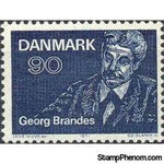 Denmark 1971 First Lectures by Georg Brandes - Centenary-Stamps-Denmark-StampPhenom