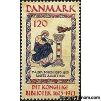 Denmark 1973 Royal Library - 300th Anniversary-Stamps-Denmark-StampPhenom