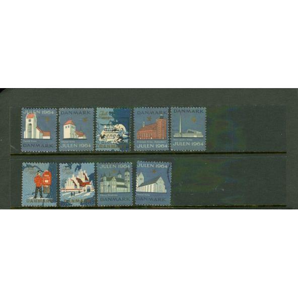 Denmark Lot , 9 stamps-🎁 Special Offer Included! Save 10% at Checkout-StampPhenom