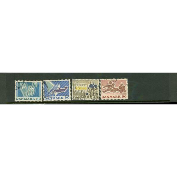 Denmark Olympics , 4 stamps