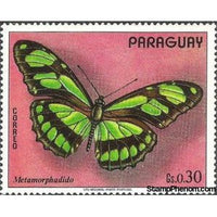 Paraguay 1973 Dido Longwing (Metamorpha dido)