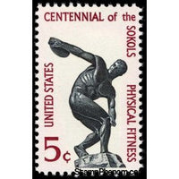 United States of America 1965 Discus Thrower