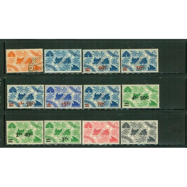 Djibouti Lot , 12 stamps - Djibouti Lot , 12 stamps