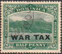 Dominica 1918 Roseau overprinted - WAR TAX, Set of 2-Stamps-Dominica-Mint-StampPhenom