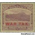 Dominica 1919 Roseau overprinted - WAR TAX, Set of 2-Stamps-Dominica-Mint-StampPhenom