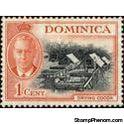 Dominica 1951 King George VI and Local Scenes - Decimal Currency (1951)-Stamps-Dominica-Mint-StampPhenom