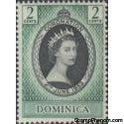 Dominica 1953 Queen Elizabeth II-Stamps-Dominica-Mint-StampPhenom