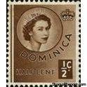 Dominica 1954 Queen Elisabeth II-Stamps-Dominica-Mint-StampPhenom