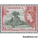 Dominica 1954 Queen Elizabeth II and Local Scenes, Set of 4-Stamps-Dominica-Mint-StampPhenom