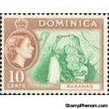 Dominica 1957 Queen Elisabeth II and Local Scenes-Stamps-Dominica-Mint-StampPhenom