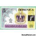 Dominica 1977 25th Anniversary of the Reign of Elizabeth II-Stamps-Dominica-Mint-StampPhenom