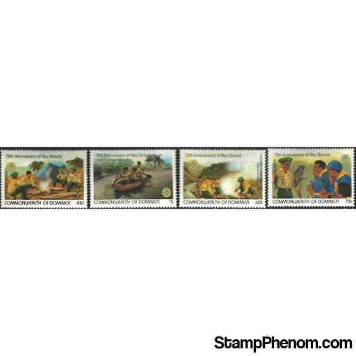 Dominica Scouting , 4 stamps