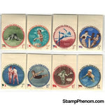 Dominican Republic Olympics Imperf , 8 stamps