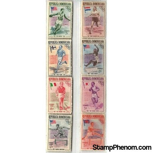 Dominican Republic Olympics Lot 3 , 8 stamps