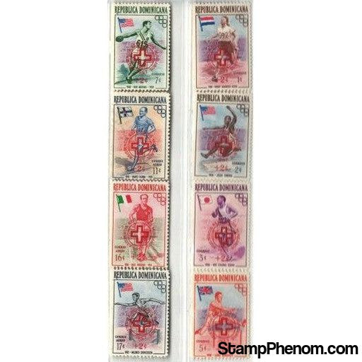 Dominican Republic Olympics Lot 4 , 8 stamps