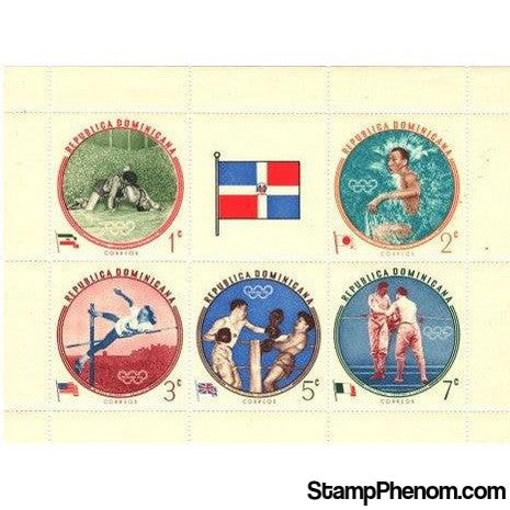 Dominican Republic Olympics Sheet , 1 stamps