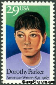 United States of America 1992 Dorothy Parker (1893-1967), American Writer