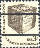 United States of America 1977 Early Ballot Box