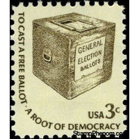 United States of America 1977 Early Ballot Box