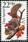 United States of America 1987 Eastern Grey Squirrel (Sciurus carolinensis)