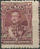 Ecuador 1892 Definitives - President Juan Flores-Stamps-Ecuador-StampPhenom