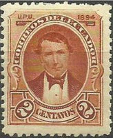 Ecuador 1894 Definitives - President Vicente Rocafuerte Dated 1894-Stamps-Ecuador-StampPhenom