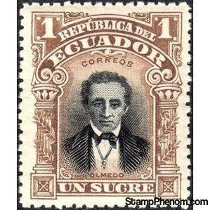 Ecuador 1901 Jose Joaquin Olmedo-Stamps-Ecuador-StampPhenom