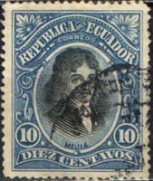 Ecuador 1901 Portraits - New Colours-Stamps-Ecuador-StampPhenom