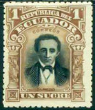 Ecuador 1901 Portraits - New Colours-Stamps-Ecuador-StampPhenom
