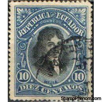 Ecuador 1901 Portraits - New Colours-Stamps-Ecuador-StampPhenom