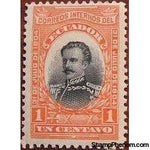 Ecuador 1904 Captain Abdon Calderon - Birth Centenary-Stamps-Ecuador-StampPhenom