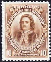 Ecuador 1909 National Exhibition-Stamps-Ecuador-StampPhenom