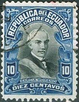 Ecuador 1911-1913 Definitives - Portraits-Stamps-Ecuador-StampPhenom