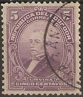 Ecuador 1915-1917 Portraits - New Colours and Values-Stamps-Ecuador-StampPhenom