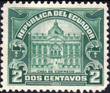 Ecuador 1920 Post Office, Quito-Stamps-Ecuador-StampPhenom