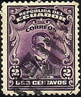 Ecuador 1926-1928 Definitives - Portraits - New Colours-Stamps-Ecuador-StampPhenom