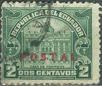 Ecuador 1927-1929 Postal Tax Stamps Overprinted-Stamps-Ecuador-StampPhenom