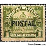 Ecuador 1927-1929 Postal Tax Stamps Overprinted-Stamps-Ecuador-StampPhenom