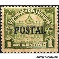 Ecuador 1927-1929 Postal Tax Stamps Overprinted-Stamps-Ecuador-StampPhenom