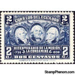 Ecuador 1936 Louis Godin (1704-1760), Charles Marie de La Condamine (1701-Stamps-Ecuador-StampPhenom